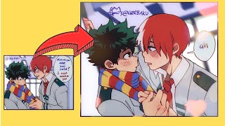 TodoDeku vs bakudeku  deku get cold Kacchan Explodes english comic Dub [upl. by Bartholemy]