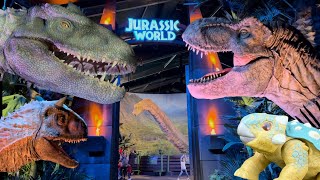 DINOSAURIOS DE JURASSIC WORLD EN LA VIDA REAL AVENTURA JURÁSICA SÚPER GENIAL [upl. by Dunaville303]