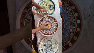 How to make Resin side cornertable top with mosaic artlippen artbestoutofwaste comingsoonfull [upl. by Rellek]