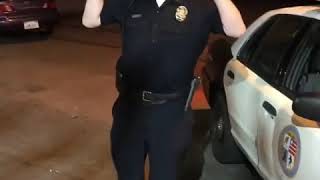 Cop crip walk to Blueface [upl. by Llednahc237]