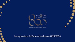 Inaugurazione Anno Accademico 2023  2024 [upl. by Leziar]