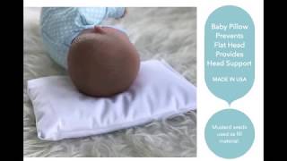 Mustard Seeds Pillow For Babies To Prevent Flat Head [upl. by Odille]