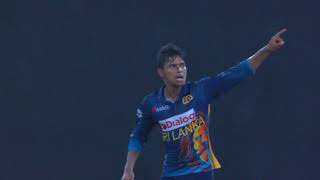 Dunith Wellalages 3 wickets vs Australia  5th ODI  Short Clip [upl. by Erme]