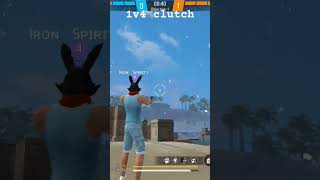 1v4 clutch😈⚡⚡⚡⚡⚡⚡freefire ironspirit shorts phonk youtubeshorts [upl. by Nena802]