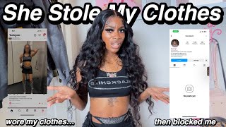 STORYTIME INSTAGRAM MODEL STOLE MY CLOTHESTHEN BLOCKED ME  Localblackchild [upl. by Gnep]