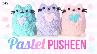 DIY Pusheen Cat Plush  Make Adorable Budget Plushies Using SOCKS [upl. by Gayle]