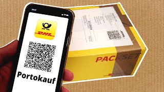 DHLPaketmarke kaufen in der App kein Drucker nötig [upl. by Mcnamee]