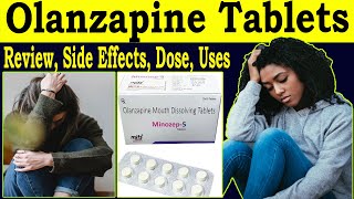 olanzapine tablets 5 mg 10 mg 25 mg  Olanzapine Mouth Dissolving tablets 5 mg  Review uses [upl. by Eerak]