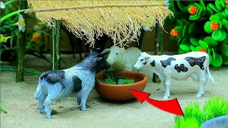 😍Diy how to make cow sheed  cattle amba cat duck matikata cartoon funny  Oct 1 2024551 PM [upl. by Remas]