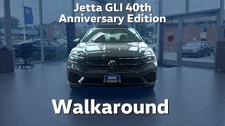 Jetta GLI 40th Anniversary Edition Walkaround  PVW [upl. by Ruella594]