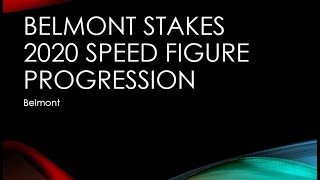 Belmont Stakes 2020 Speed Figure Progression [upl. by Rem245]