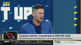 Dan reacts to Cardinals GM announced his willingness to trade the No 4 pick in the 2024 NFL Draft [upl. by Eilerua]