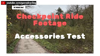 Trek Checkpoint Trail Ride  Duel Garmin GoPro Mount Test [upl. by Siravart812]