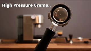 Delonghi Dedica  How Pressurized Crema is Made [upl. by Fredette]