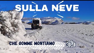 NEVE che GOMME montiamo Camper Van 4x4 [upl. by Marashio717]