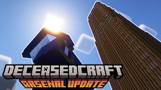 Minecraft DeceasedCraft Ep14 Looting the Mega Tower [upl. by Aihtekal]