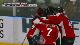 2024 HC U18 Womens National Championship  Gold Medal Game  Ontario Red vs Quebec [upl. by Kleinstein]