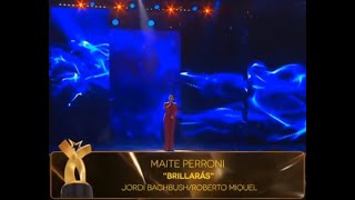 Maite Perroni  Brillarás In Memoriam Live at Premios Tv y Novelas 2019 [upl. by Gunas]