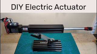 DIY 4040 VSlot Electric Actuator Igus High Helix Lead Screw [upl. by Ahsin]