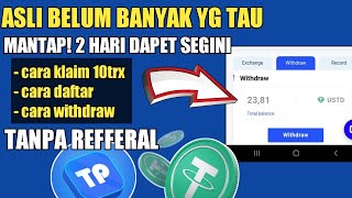 Cara gemukin saldo usdt di tokenpocket mining usdt tercepat mining usdt gratis 2022 [upl. by Aihsakal303]