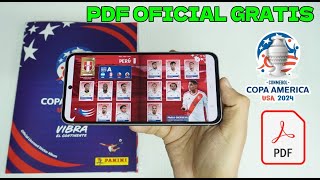 ÁLBUM COPA AMÉRICA USA 2024 PANINI PDF GRATIS 100 COMPLETO VIRTUAL Android y iOS [upl. by Ahsayn]