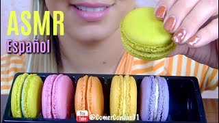 ASMR Español Macarons  video relajante  ComerConJas91 [upl. by Adena]