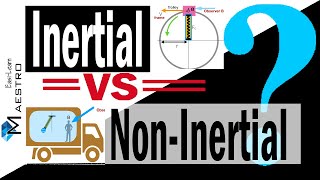 Inertial vs Non Inertial Frame of Reference  why and when to use Pseudo Forces  Physics [upl. by Doomham277]