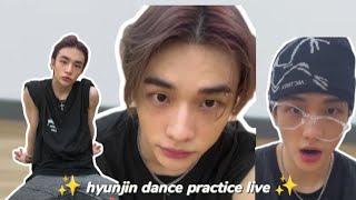 hyunjin dance practice live [upl. by Ttezzil925]