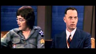 Forrest Gump Entrevista con John Lennon Mejores Escenas [upl. by Iknarf]