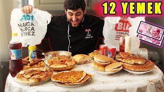 BİM ve A101DEKİ BÜTÜN YEMEKLERİ YEMEK KOKOREÇHAMBURGERPİZZADÖNER [upl. by Cantlon]