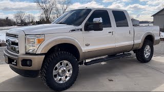 2013 f250 leveled on 37s walk around [upl. by Turtle]