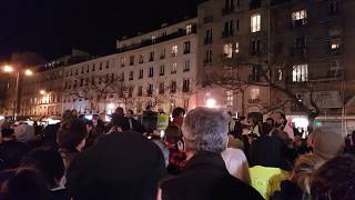 Manifestation Gilets Jaunes Paris Ménilmontant 19 février 2019 98 UJFP antisémitisme [upl. by Hendry57]