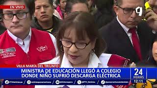 VMT menor de 9 años que se electrocutó en colegio se encuentra estable [upl. by Dill]