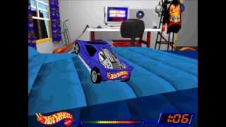 Hot Wheels Stunt Track Driver  The Bedroom Track HD [upl. by Ycrad]