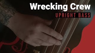 The Meteors  Wrecking Crew  Upright Bass Guitar Cover rockabilly psychobilly [upl. by Roseanne]