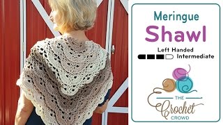 How to Crochet A Shawl Fluffy Meringue [upl. by Pearlstein]