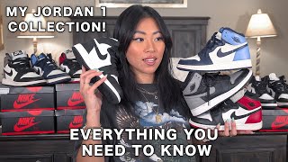 MY NIKE AIR JORDAN 1 COLLECTION Everything You Need To Know Before Buying [upl. by Frissell529]