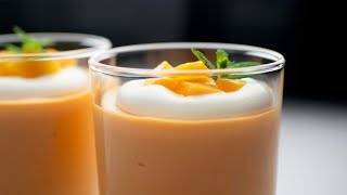 Only 3 Ingredient Mango Mousse Recipe In 15 Minutes [upl. by Eluk]