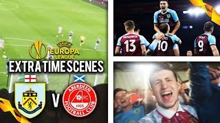 EXTRA TIME EUROPA SCENES  BURNLEY 31 ABERDEEN VLOG [upl. by Ssirk599]