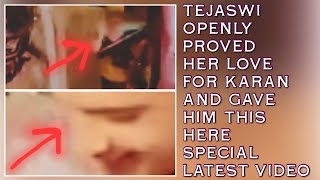 Tejaswi Openly Proved Her Love For Karan And Gave Him This Here Latest tejaswiprakash tejran [upl. by Gnaoh646]