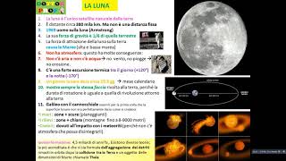 LA LUNA caratteristiche fasi lunari moti ipotesi origine [upl. by Ynaffyt]