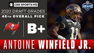 The Buccaneers select a HIGHLY SKILLED Antoine Winfield Jr with the 45th pick  2020 NFL Draft [upl. by Roxy]