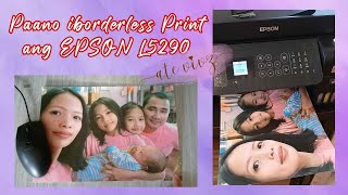 How to make Epson L5290 borderless [upl. by Rudolf]