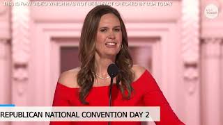 Sarah Huckabee Sanders full 2024 RNC speech [upl. by Rehsu]