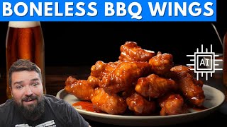 The best ever boneless bbq wing recipe Easy and delicious [upl. by Tali724]