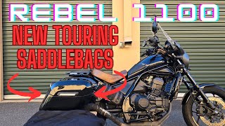 Rebel 1100 Touring Saddlebags NEW [upl. by Anytsyrk]