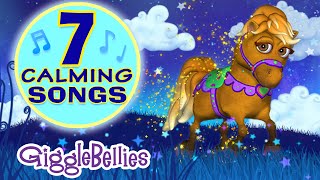 All The Pretty Little Horses  Bedtime Songs Lullabies amp Nursery Rhymes  Gigglebellies [upl. by Binnie]