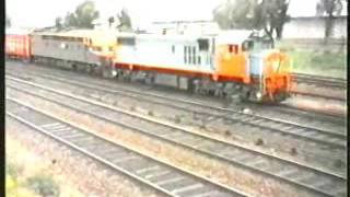 VLine X and S Class on The Overland Keswick SA Mid 1980s [upl. by Moreno241]