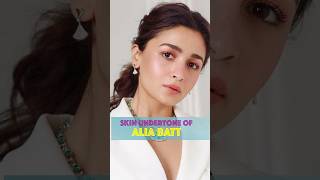 Alia Batt’s Skin Undertone Secrets aliabhatt shorts viralshorts beauty skintones [upl. by Helmer]