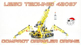 LEGO TECHNIC 42097 Compact Crawler Crane Speed Build [upl. by Stryker809]